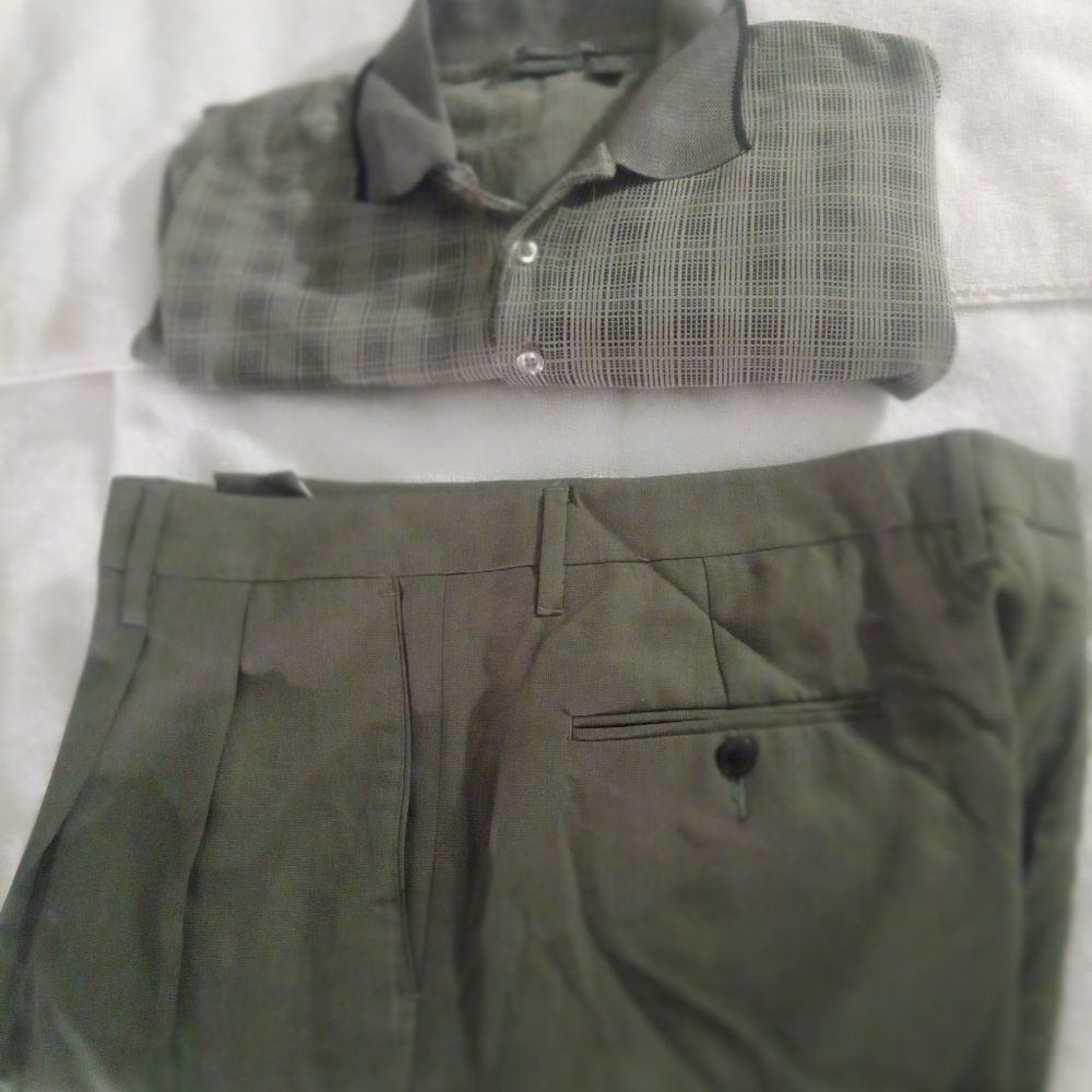 Claiborne Men's Green Dress Pants